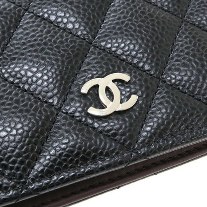 Chanel Quilted Caviar Wallet