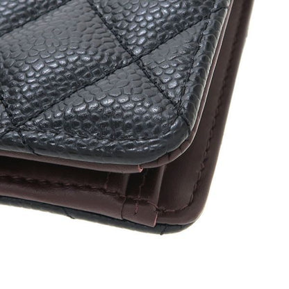 Chanel Quilted Caviar Wallet