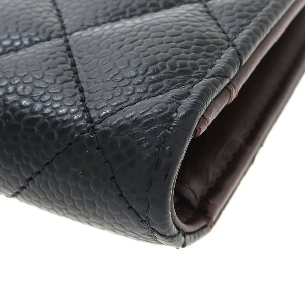 Chanel Quilted Caviar Wallet