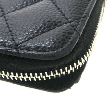 Chanel Quilted Caviar Coin Case