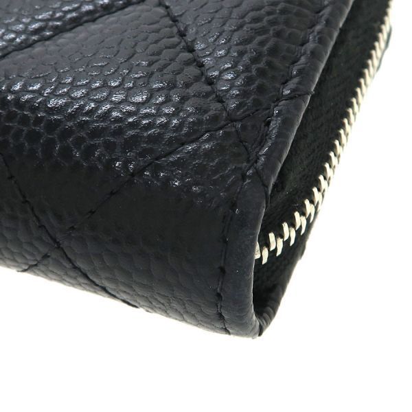 Chanel Quilted Caviar Coin Case