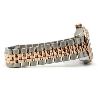 Rolex Datejust 28 Aubergine Diamond Random Watch SS PG Jubilee Bracelet