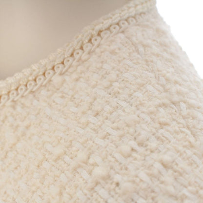Celine Tweed Chass le Jacket White 34