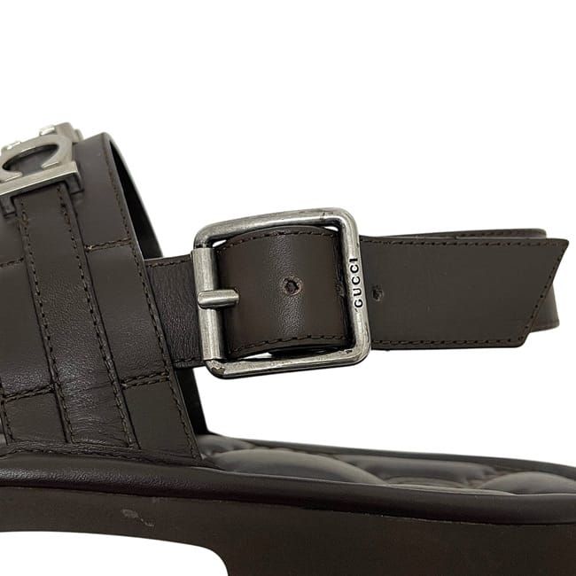 Gucci Sandals Brown 9
