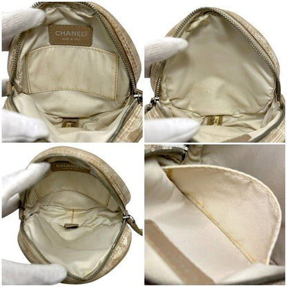 Chanel Neutral Pouch Beige New Travel