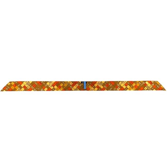Hermes Ribbon Twilly Orange Cleaned Scarf