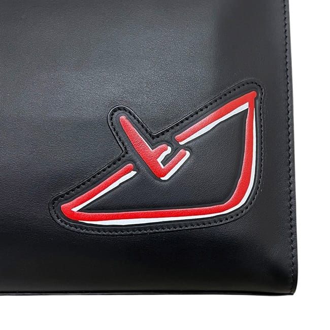 Fendi Clutch Black Bugs