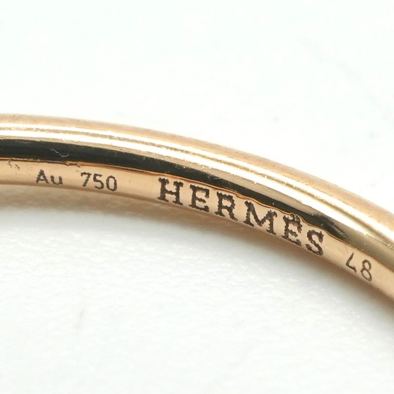 Hermes Chaine D'ancre Ring 750 Gold
