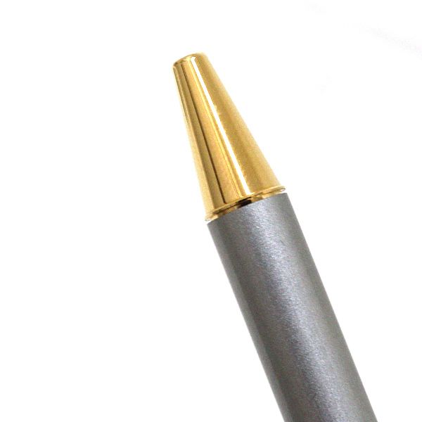 Cartier Santos de Cartier Ballpoint Pen Gold Finish Screw & Details