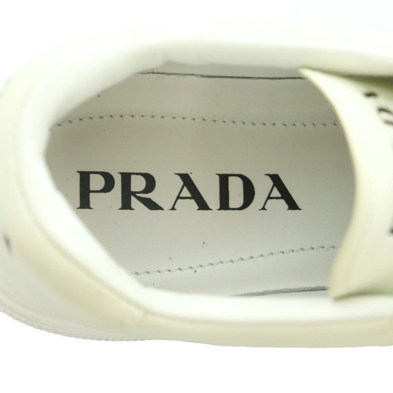 Prada Sneakers Shoes Thick Sole 36.5 White
