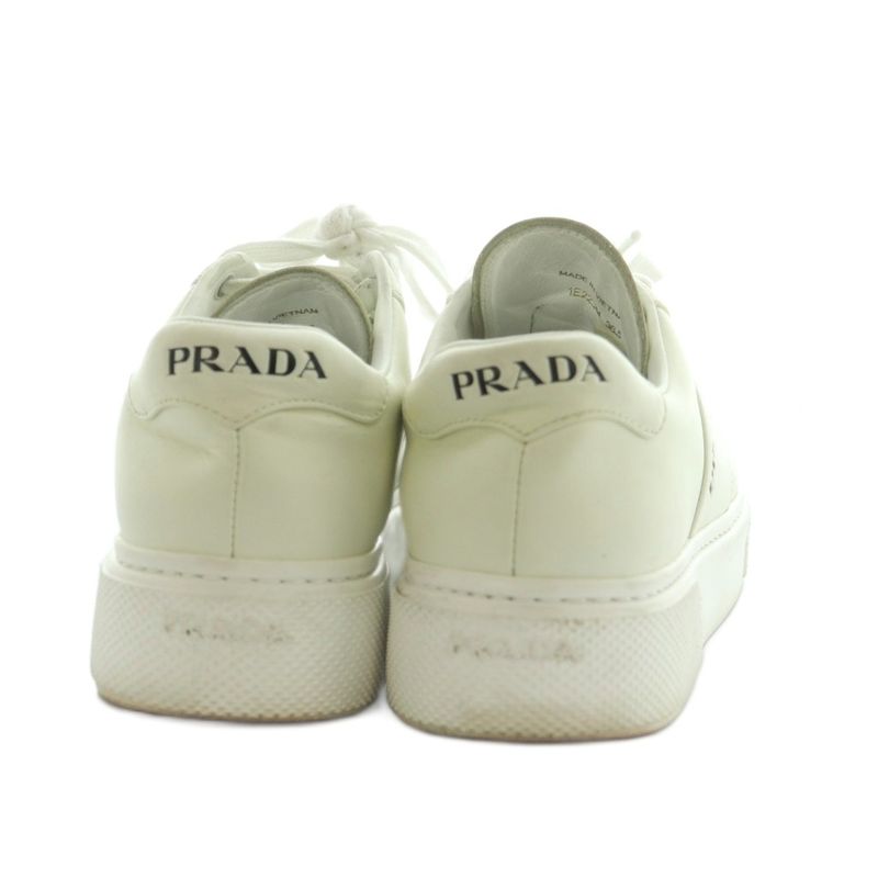 Prada Sneakers Shoes Thick Sole 36.5 White
