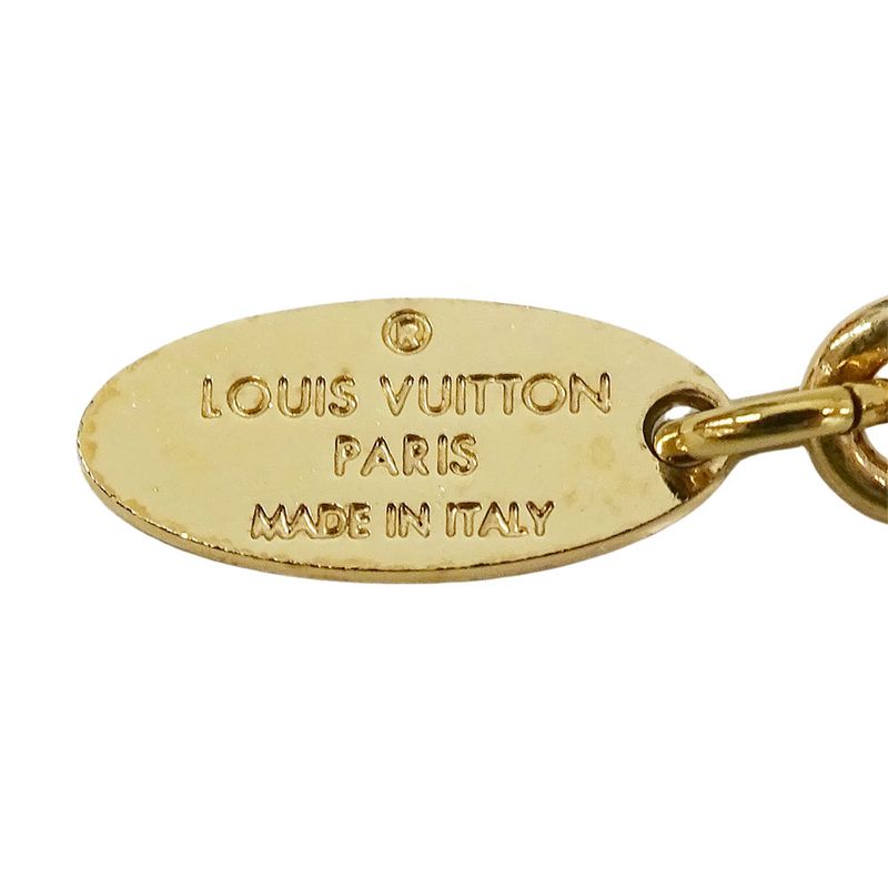 Louis Vuitton Necklace Metal Line Stone Pendentif Love Letters Gold Silver