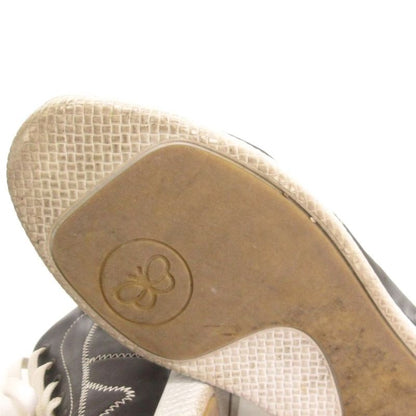 Bottega Veneta Sneakers Low Cut Stitch Leather Black Shoes 42