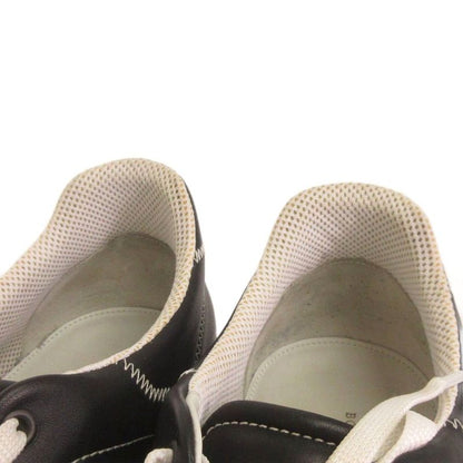 Bottega Veneta Sneakers Low Cut Stitch Leather Black Shoes 42
