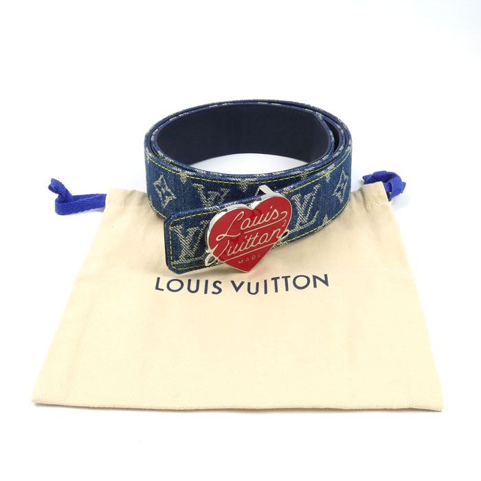 Louis Vuitton Ceinture Lvheart Belt Blue
