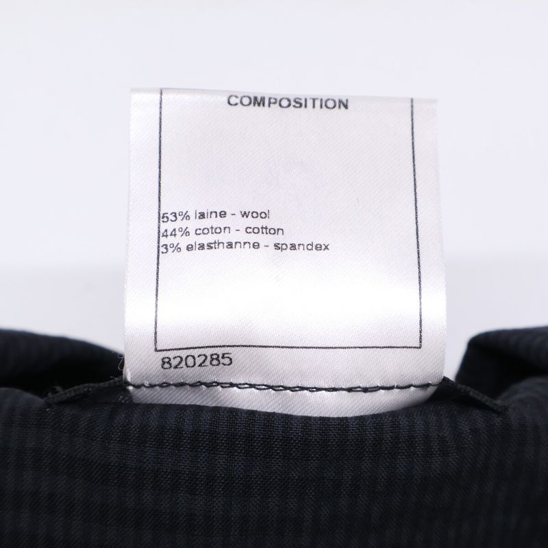 Chanel CC Logo Button Short Sleeve Shirt 34