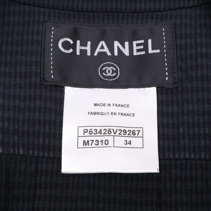 Chanel CC Logo Button Short Sleeve Shirt 34