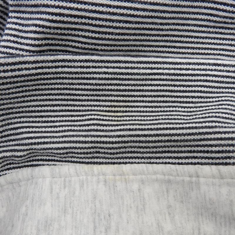 Brunello Cucinelli Cotton Border Polo Shirt Top White Black XS