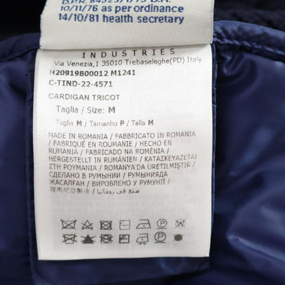 Moncler Tricot Cardigan Knit Contrast Corduroy Down Jacket