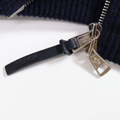Moncler Tricot Cardigan Knit Contrast Corduroy Down Jacket
