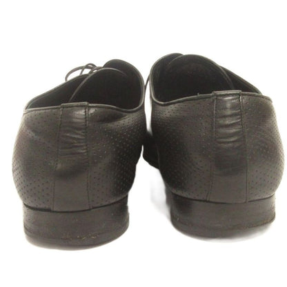 Louis Vuitton Business Shoes Lace Up Perforated Leather Black 8.5