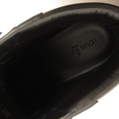 Louis Vuitton Sneakers High Cut Lvlogo Leather 8 Black