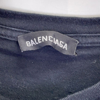 Balenciaga Black Lowercase Logo Short Sleeve T-
