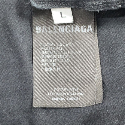 Balenciaga Black Lowercase Logo Short Sleeve T-