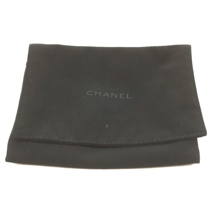 Chanel 2.55 Soavy Black Vintage Calf Card Case Chain Mini