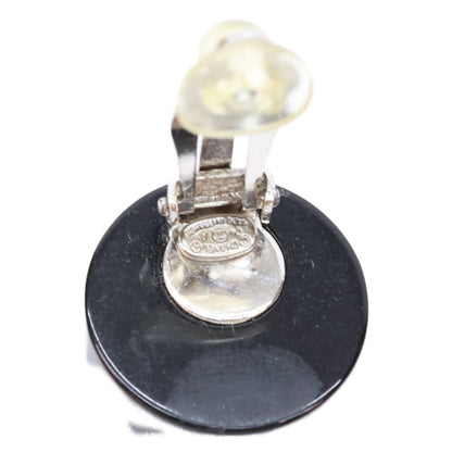Chanel CC Heartline Stone Earrings