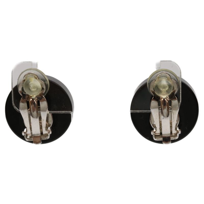 Chanel CC Heartline Stone Earrings