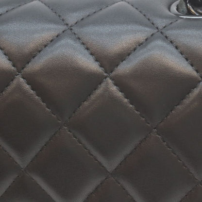 Chanel Lamb So Black Mini Quilted 20 Shoulder Bag