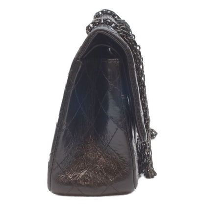 Chanel Black Vintage Calf Soft Double Flap Quilted 2.55 Handbag