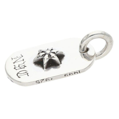 Chrome Hearts Raised Star Dogtag Dog Tag Nyc Limited Silver Necklace Top