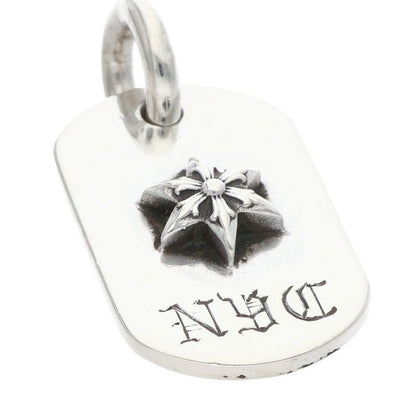 Chrome Hearts Raised Star Dogtag Dog Tag Nyc Limited Silver Necklace Top