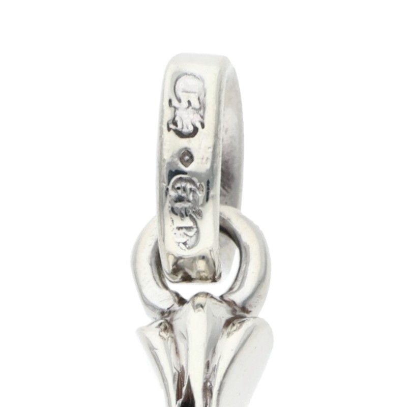 Chrome Hearts Crs Bbyfat Dmnd Baby Fat 1 Diamond on Both Sides Charm Silver