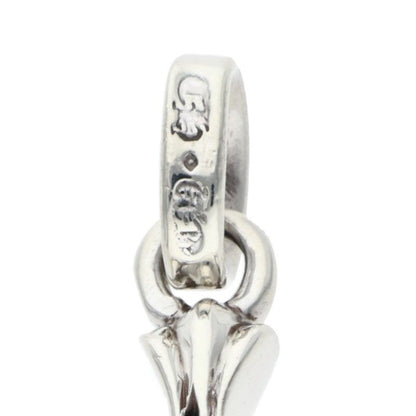 Chrome Hearts Crs Bbyfat Dmnd Baby Fat 1 Diamond on Both Sides Charm Silver