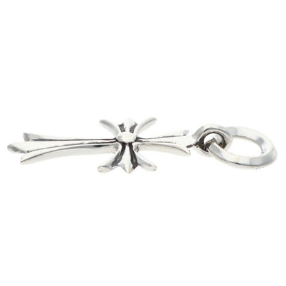 Chrome Hearts Tiny CH Cross Charm Silver Necklace Top