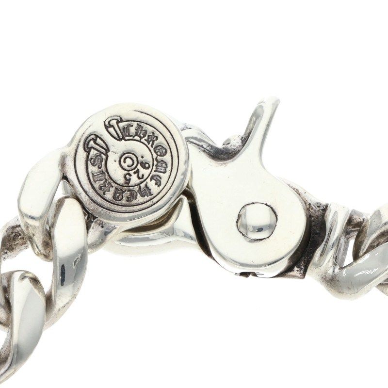 Chrome Hearts Clsc Chn Lnk Classic Link Clip Silver Bracelet