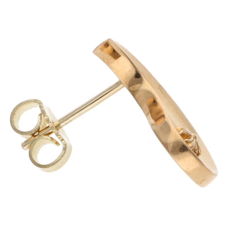 Chrome Hearts Yin Yang Gold Earrings