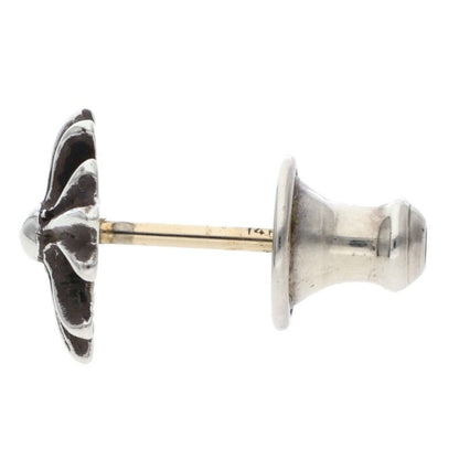 Chrome Hearts No2 CH Pls CH Plus Stud Silver Earrings