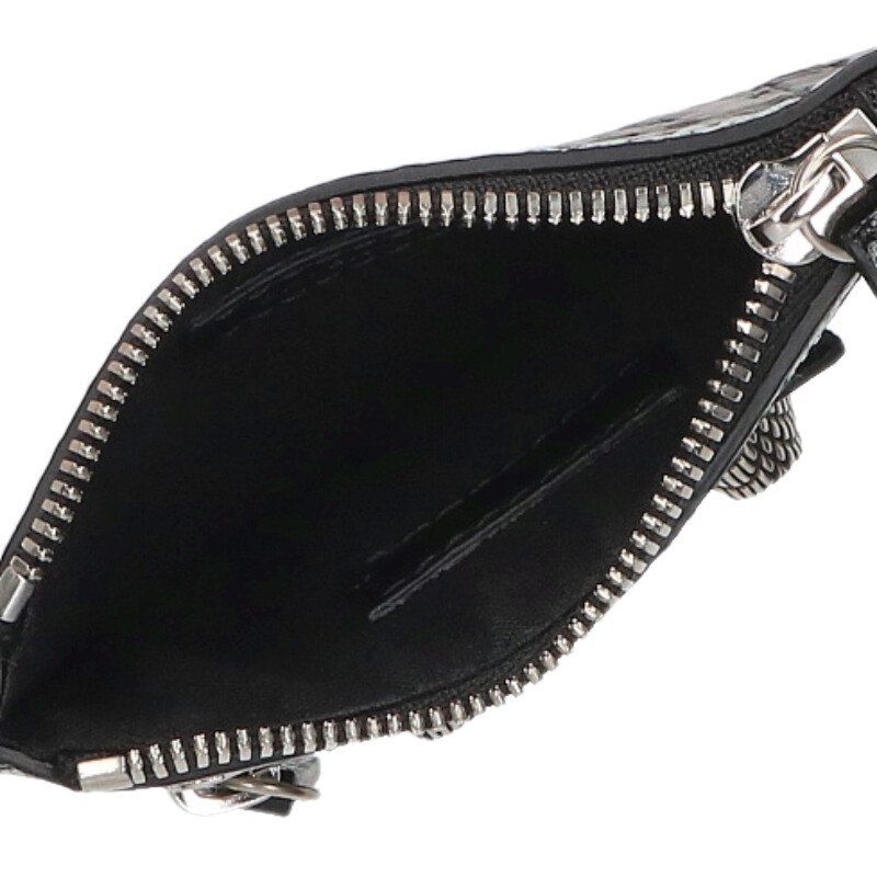 Balenciaga le Cagole Graffiti Leather Coin Case