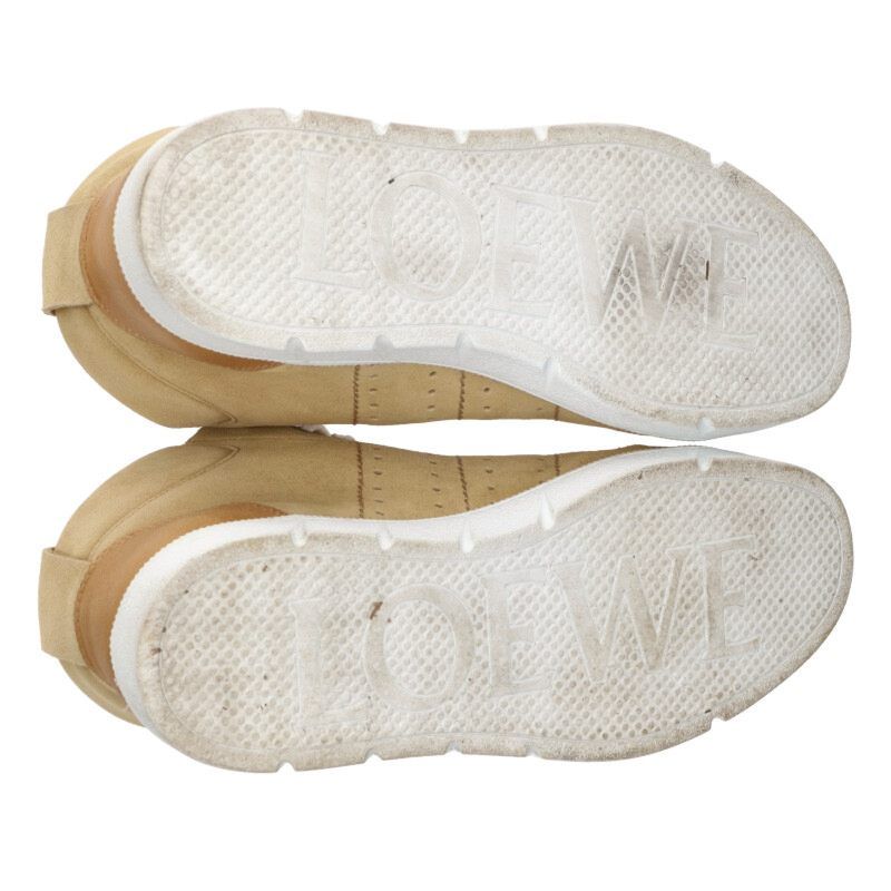 Loewe Anagram Leather Suede Sneakers 42