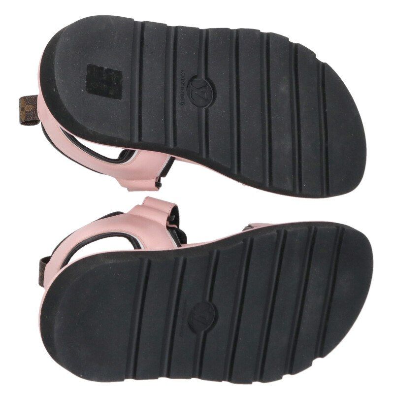 Louis Vuitton Pour Pillow Line Logo Belt Strap Sandals 38