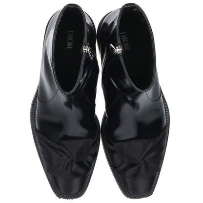Dior Side Zip Boots with Satin Ribbon 42