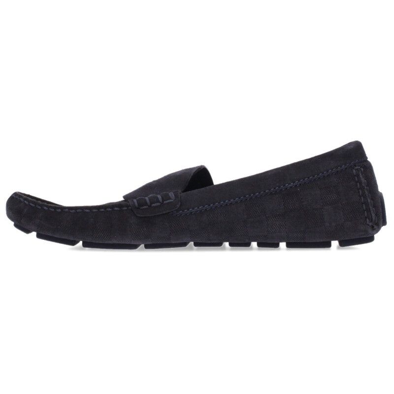 Louis Vuitton Damier Suede Leather Loafers 9.5