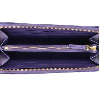 Bottega Veneta Intrecciato Leather Round Zip Wallet