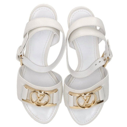 Louis Vuitton Lockit Line Circle Logo Belt Sandals 36