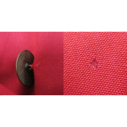 Dior Mademoiselle Vintage Long Coat Jacket Wool Visual Button S Red