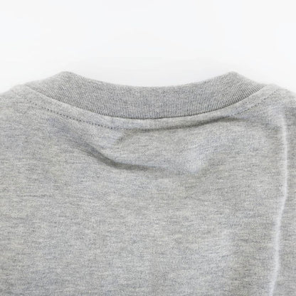 Hermes Crew Neck Sweatshirt Clou de Selle Gray S Cotton Short Sleeve Top